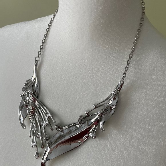 Adorable Peacock Necklace, Earrings, & Cotton Face Mask Set - Picture 9 of 12